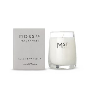 Moss St Candle 320G Lotus And Camelia